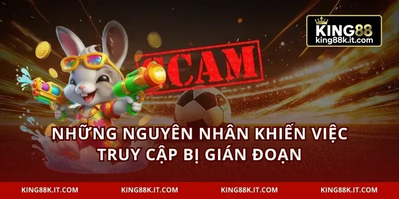 Những nguyên nhân khiến việc truy cập bị gián đoạn